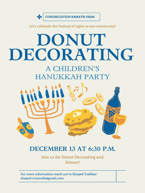 Banner Image for CRO Youth Hannukah Donut Decorating 